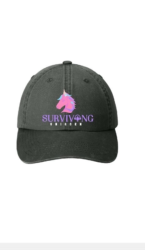 Black Surviving Unicorn cap